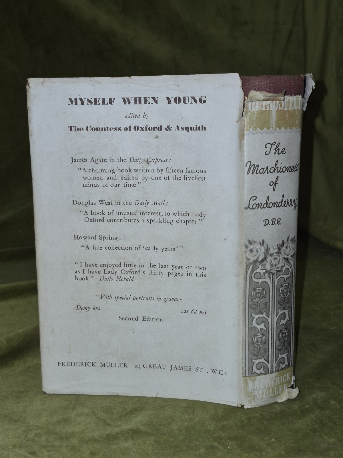 Retrospect by The Marchioness of Londonderry Frederick Muller 1938 First Edition1