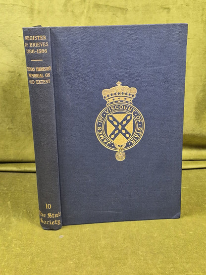 The register of Brieves 1286-1386 ed. Lord Cooper, Stair Society 19460