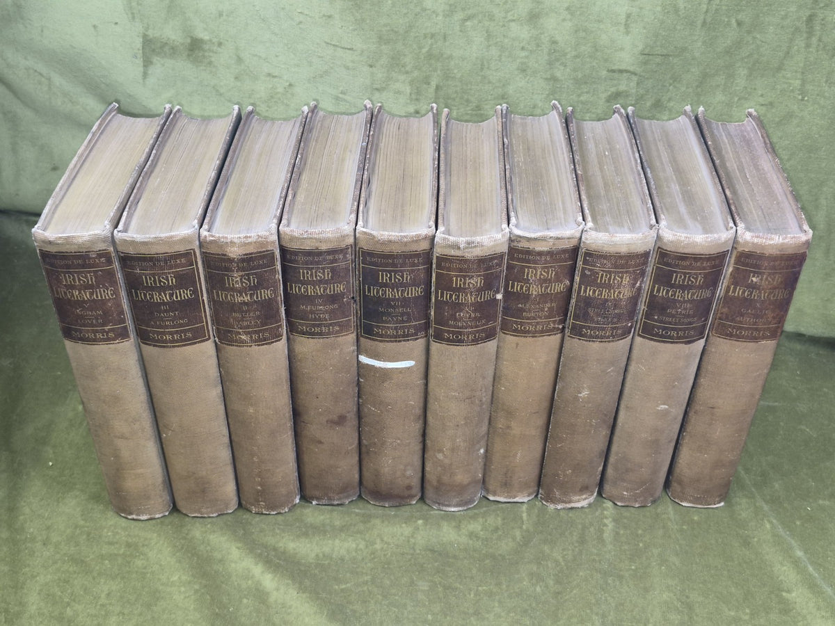 Irish Literature Complete 10 Vols Justin McCarthy John D Morris Philadelphia 1