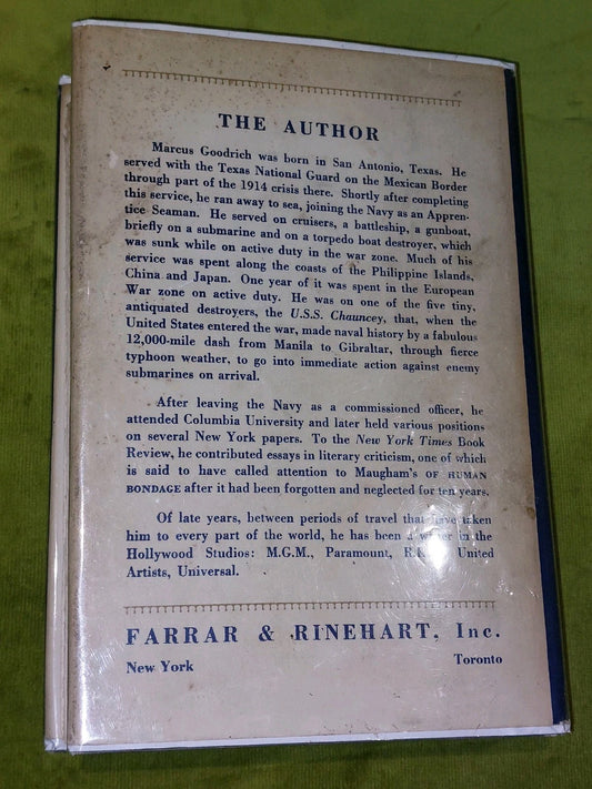 Delilah a Novel by Marcus Goodrich 1941 First Edition1