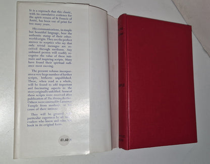 The Shining Brother Laurence Temple & Francis Speaks Again Psychic Press 1970 DJ4