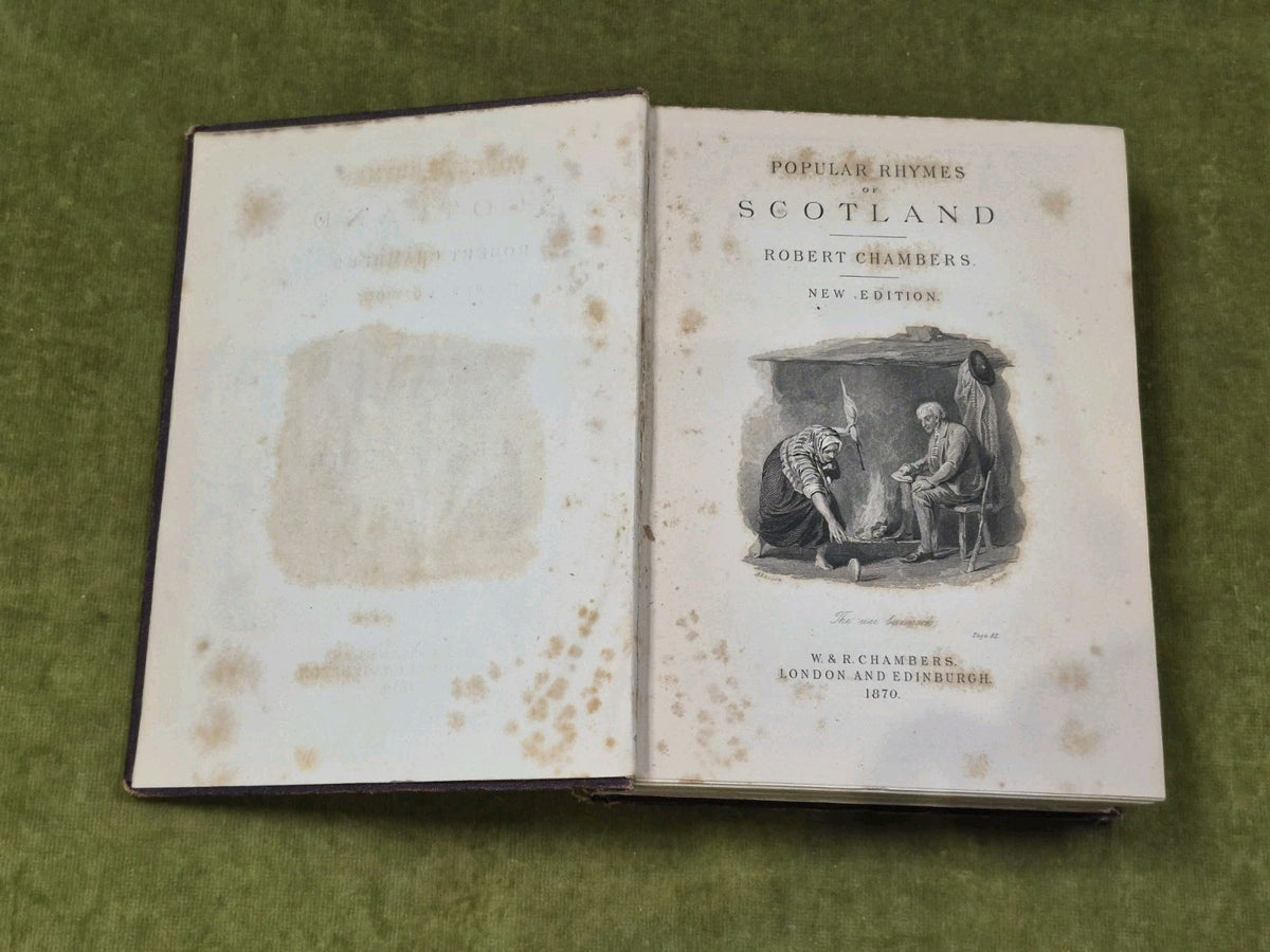 Popular Rhymes of Scotland by Robert Chambers 1870 W & R Chambers4
