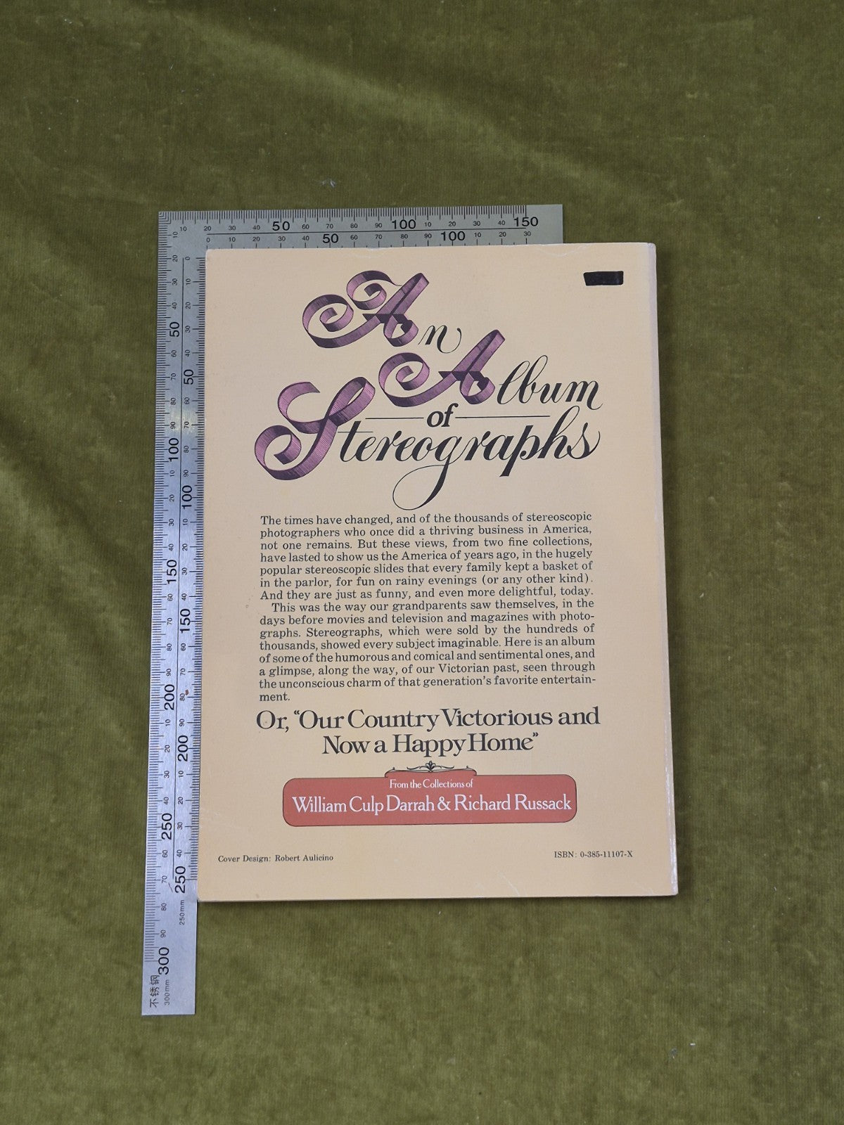 An Album Of Stereographs - William Culp Darrah & Richard Russack Doubleday 19771