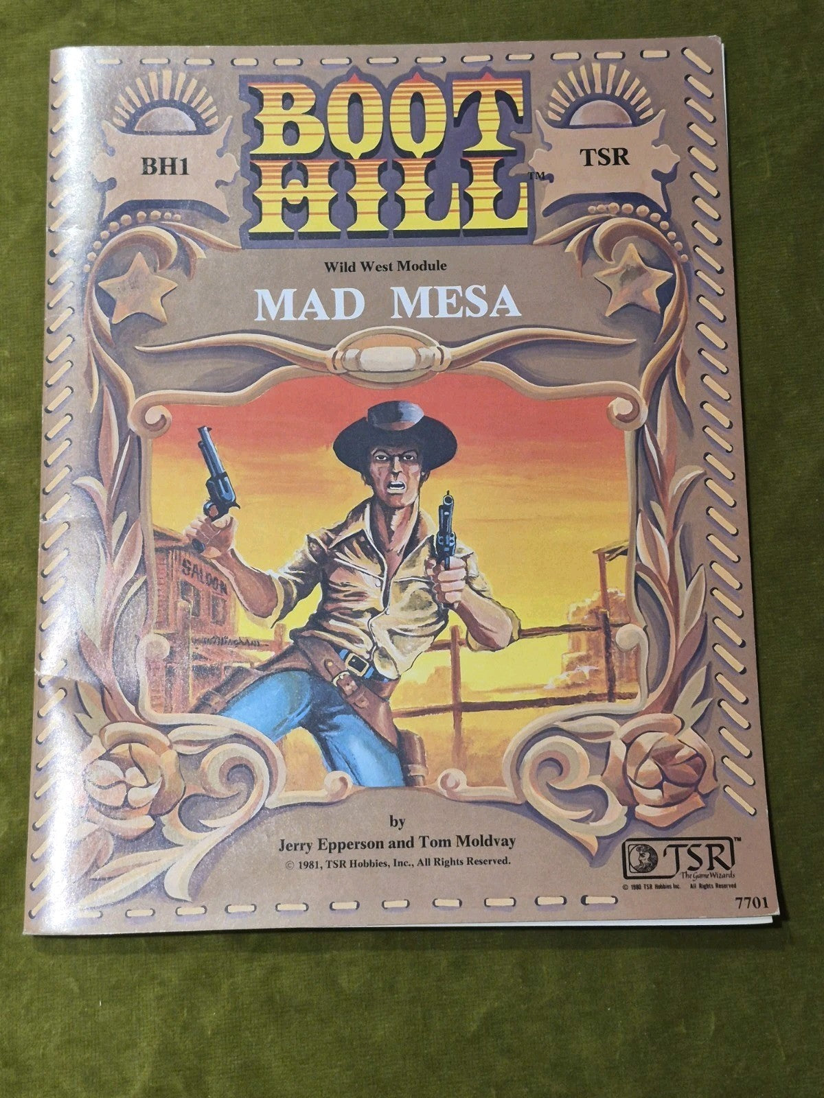 TSR Boot Hill Wild West Role-Playing Game with 2 Extra Modules in box.4