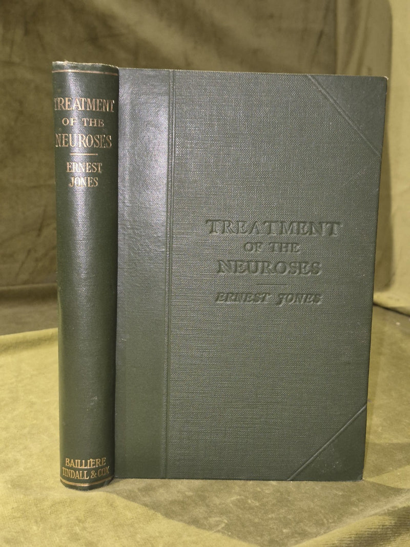 Treatment of the Neuroses Ernest Jones First Edition 19200
