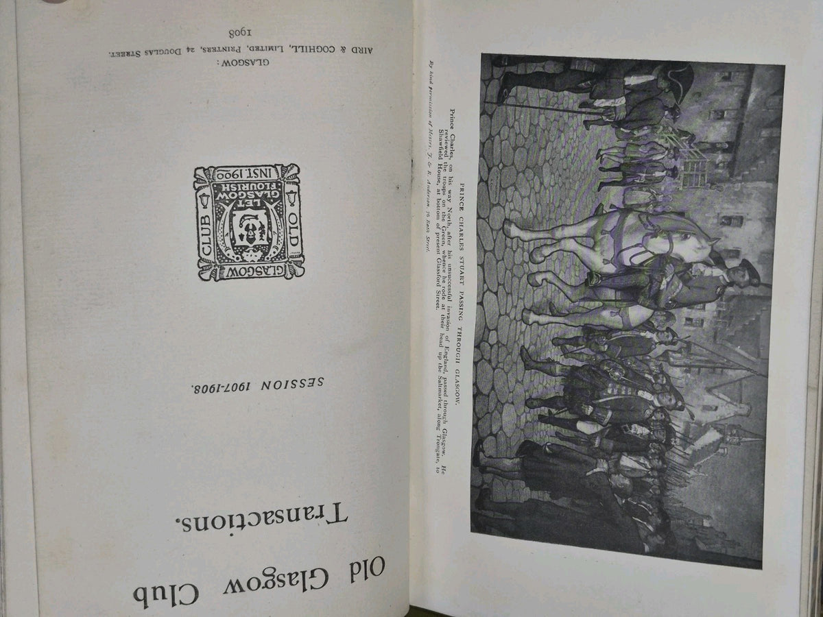 Old Glasgow Club Transactions, Volume I, Sessions 1900-089