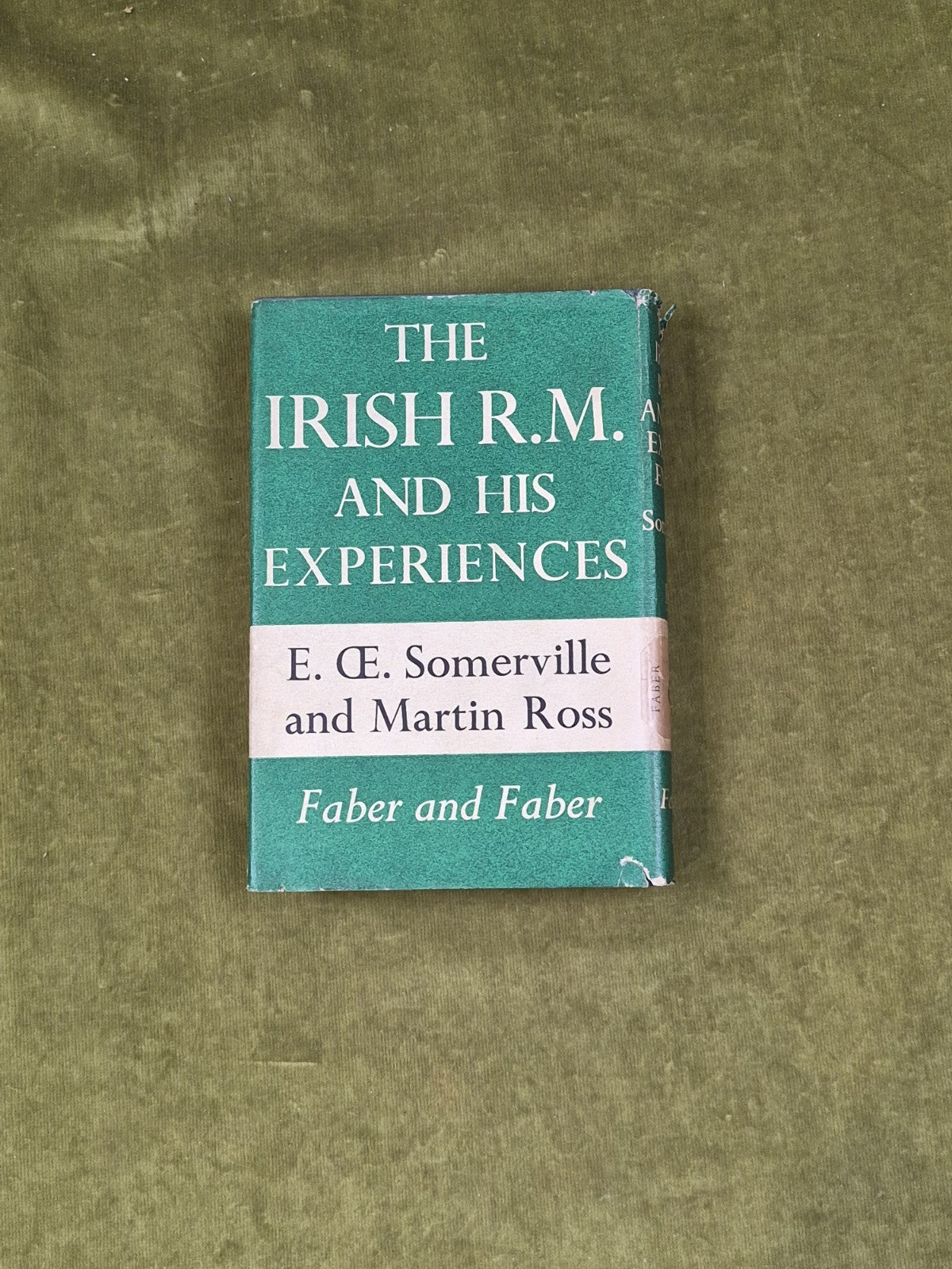 The Irish R M and His Experiences by E OE Somerville, Martin Ross - 1937 HB DJ1