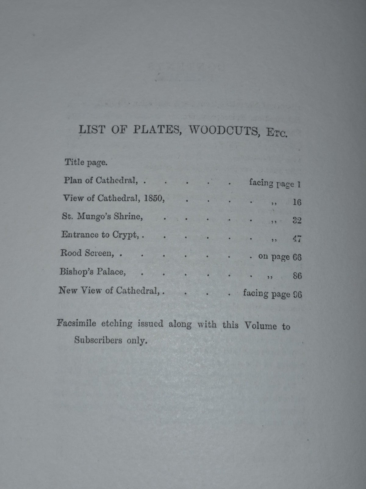 Pagan's History of the Cathedral and See of Glasgow : Queen Vic Jubilee Ed. 18978