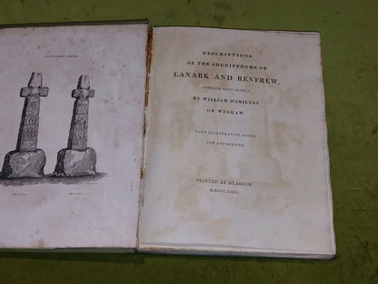 Descriptions Of The Sheriffdoms Of Lanark And Renfrew (1831) William Hamilton Hb3