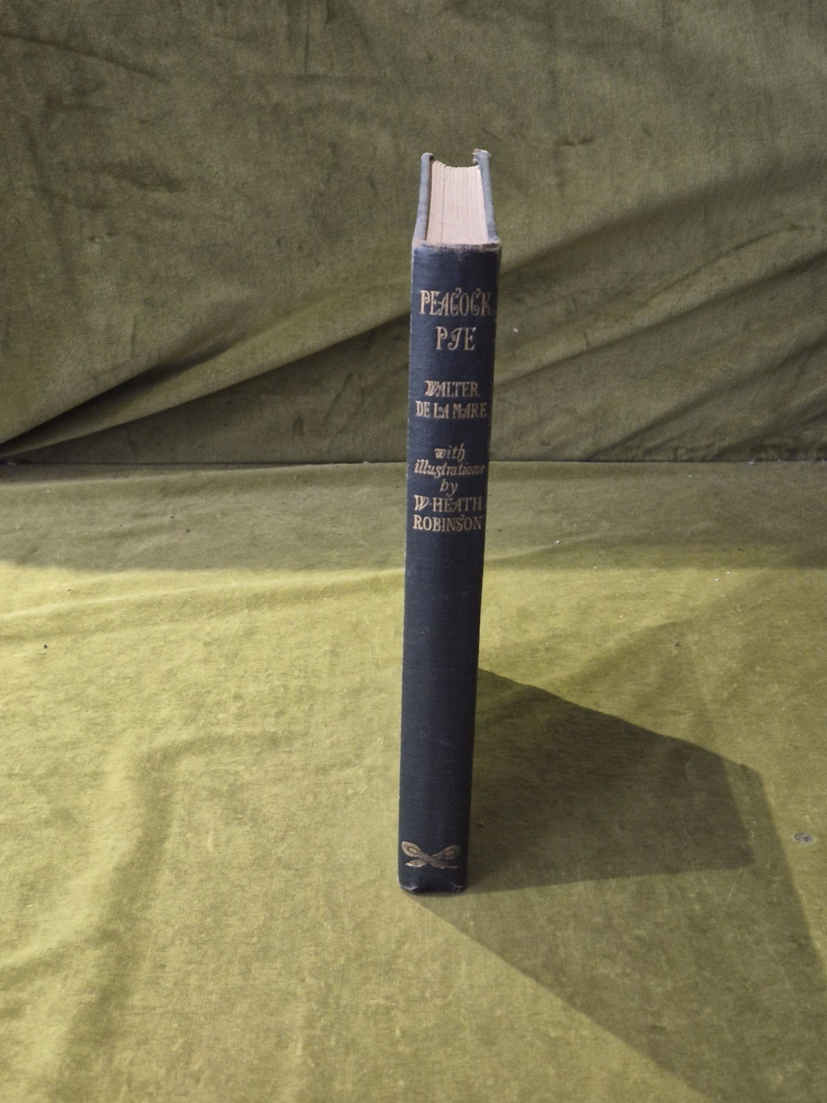 Peacock Pie - Walter De La Mare , illus W Heath Robinson 1919 1st HB2
