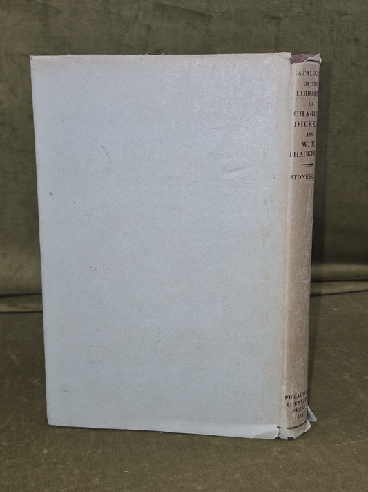 Catalogue of the Library of Charles Dickens Thackeray Piccadilly Press 19351