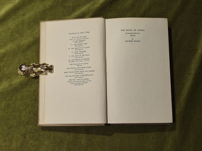 The Book of Songs translated from Chinese- Arthur Waley - Allen & Unwin 1937 1st3
