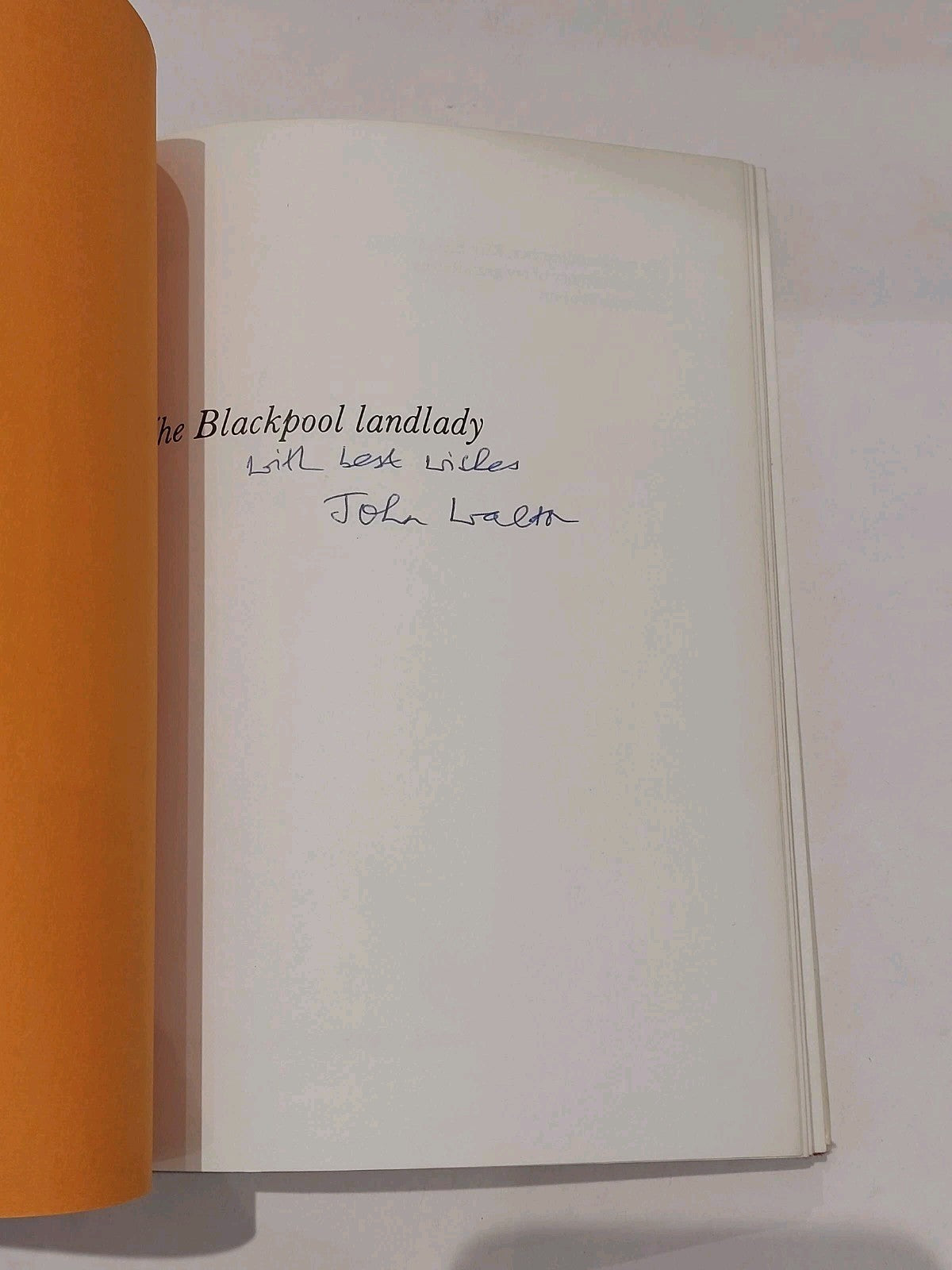 Blackpool Landlady: A Social History By John Walton, SIGNED (1978) Hb Book 4