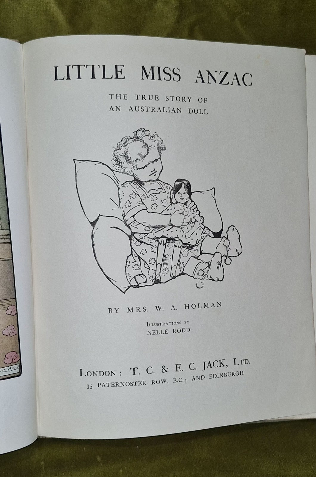 Mrs W A Holman / Little Miss Anzac The True Story of an Australian Doll 19176