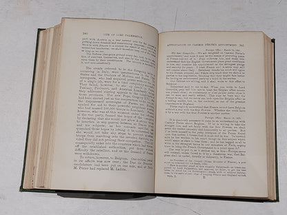 Life of Lord Palmerston (vol. 1) By Evelyn Ashley (1879) Hb Book6