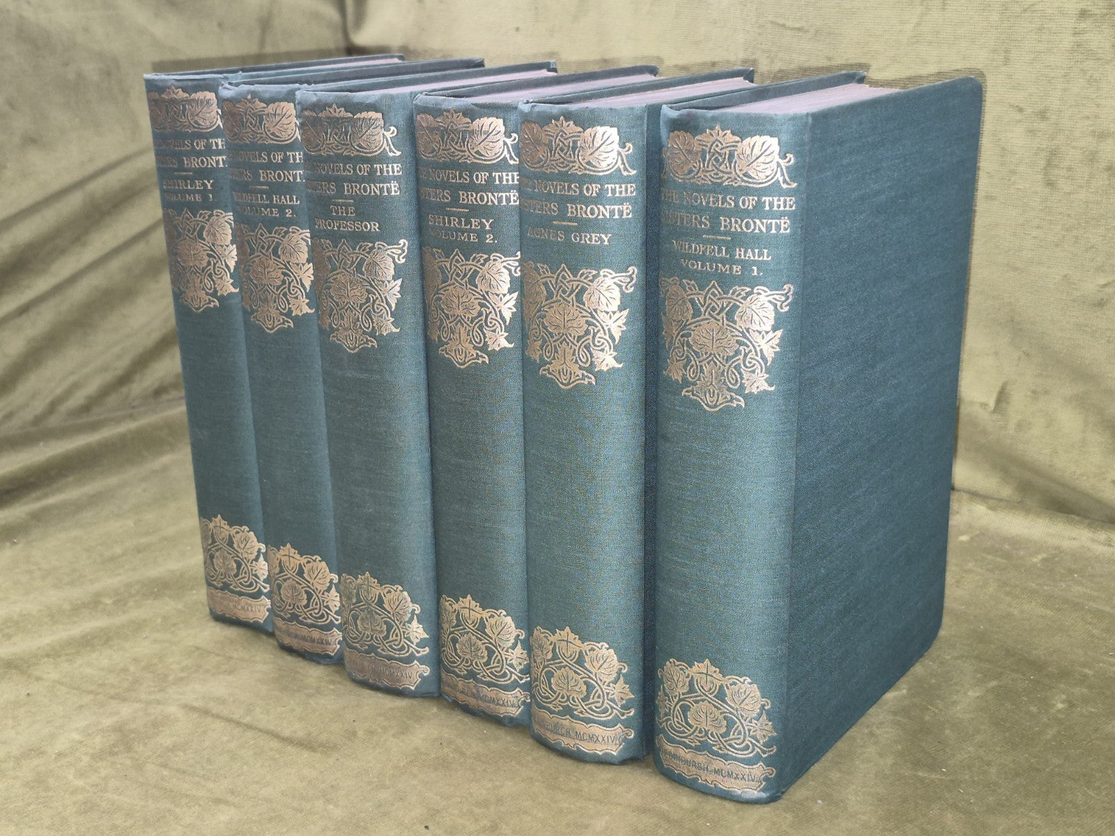 The Novels of the Sisters Bronte John Grant 1924 Edinburgh Incomplete 6 Volumes1