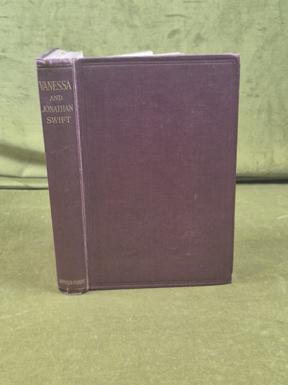 Vanessa and Her Correspondence with Jonathan Swift , Selwyn & Blount 1921 HB0