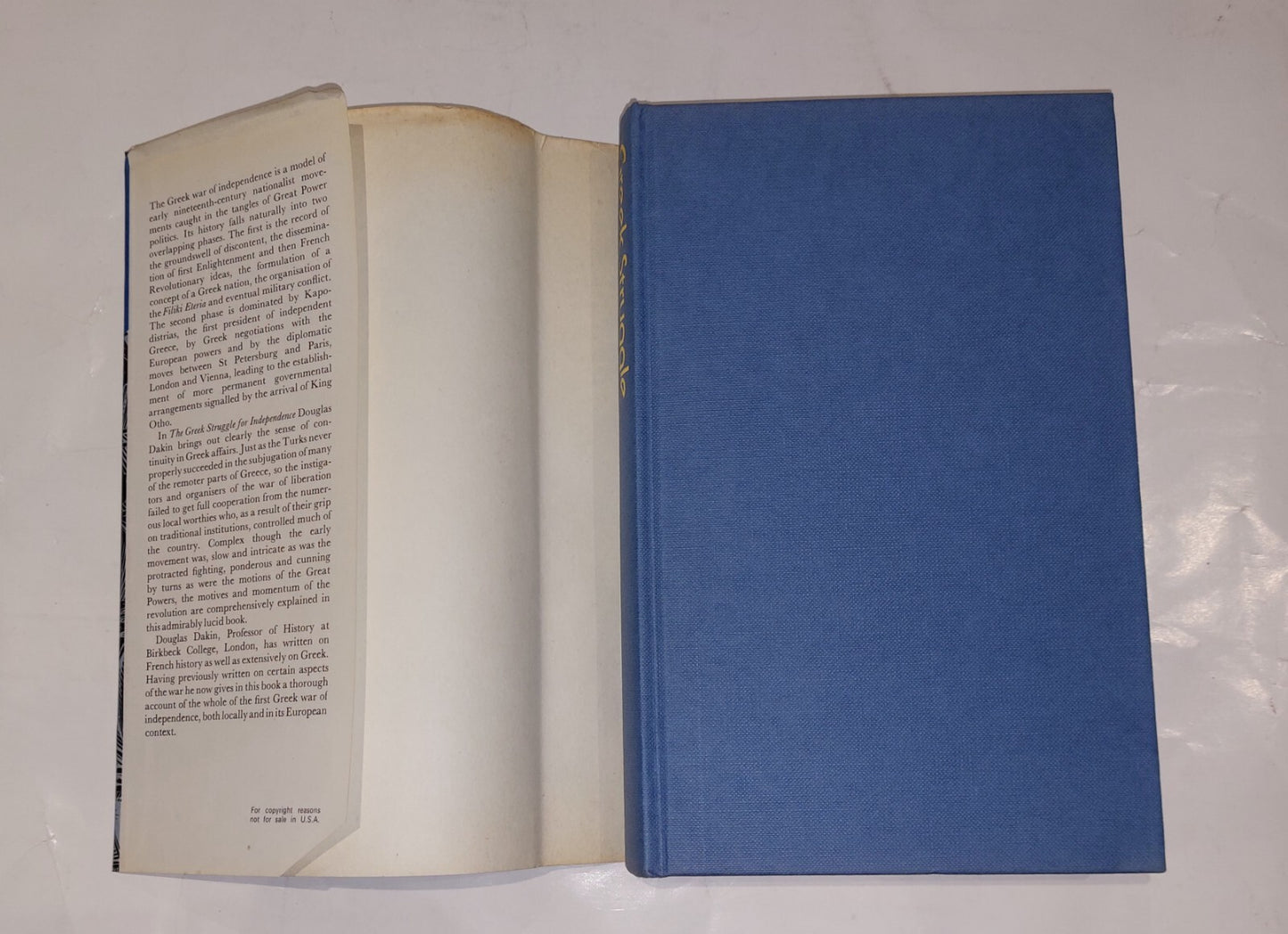 Greek Struggle for Independence, 182133 By Douglas Dakin Book5