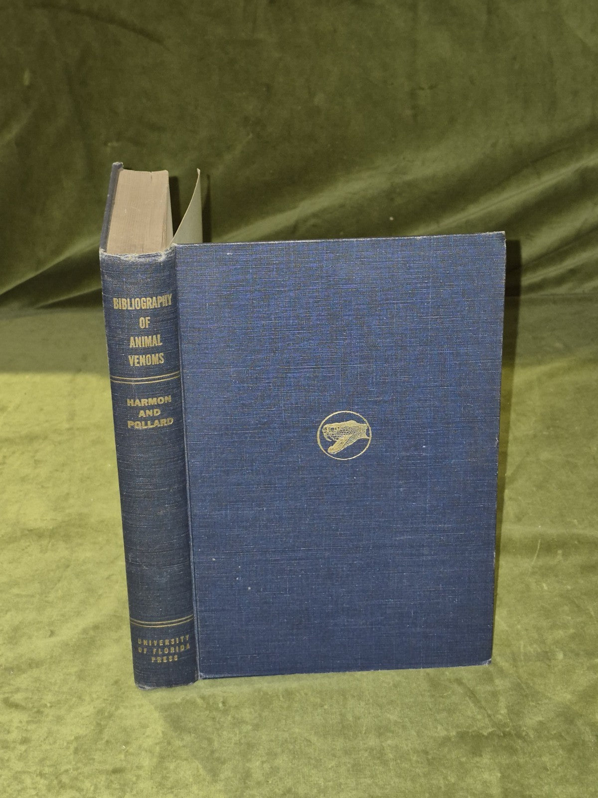 Bibliography of Animal Venoms - Harmon and Pollard 1948 Hardback0