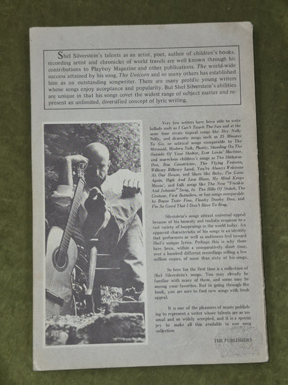 Dirty Feet A Collection Of Songs By Shel Silverstein TRO 1969 Sheet Music Book1