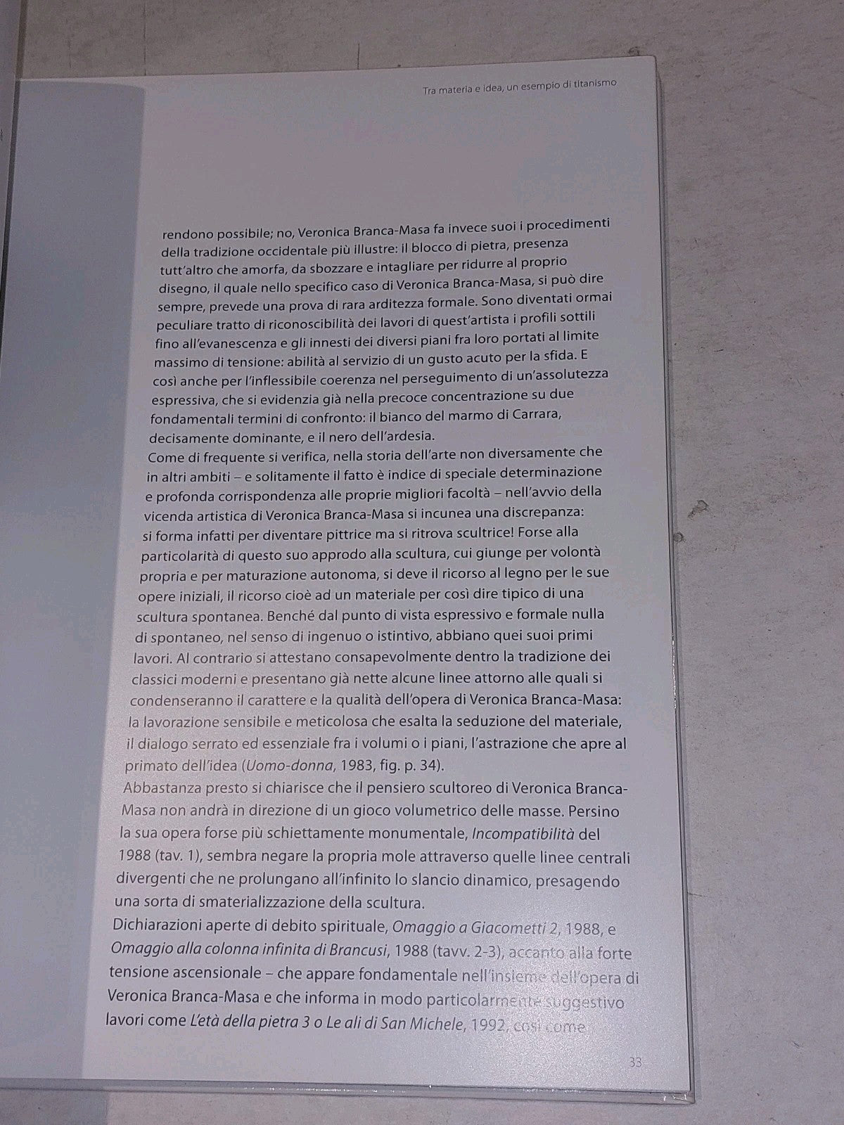 Veronica Branca-Masa : Sculture 1987-2010 (2011) Hb Book3