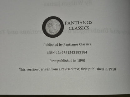 The Principles of Psychology, Vols. 1-2 (2 Volumes in 1)5