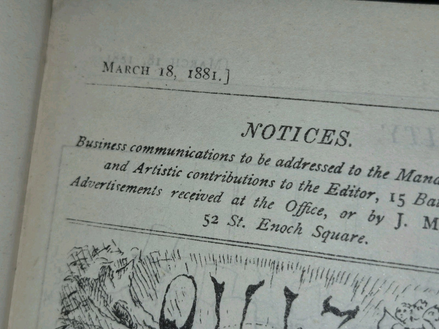 QUIZ Victorian Comical Periodical / Magazine - Glasgow 1881 to 1888 Vol 1 to 1510