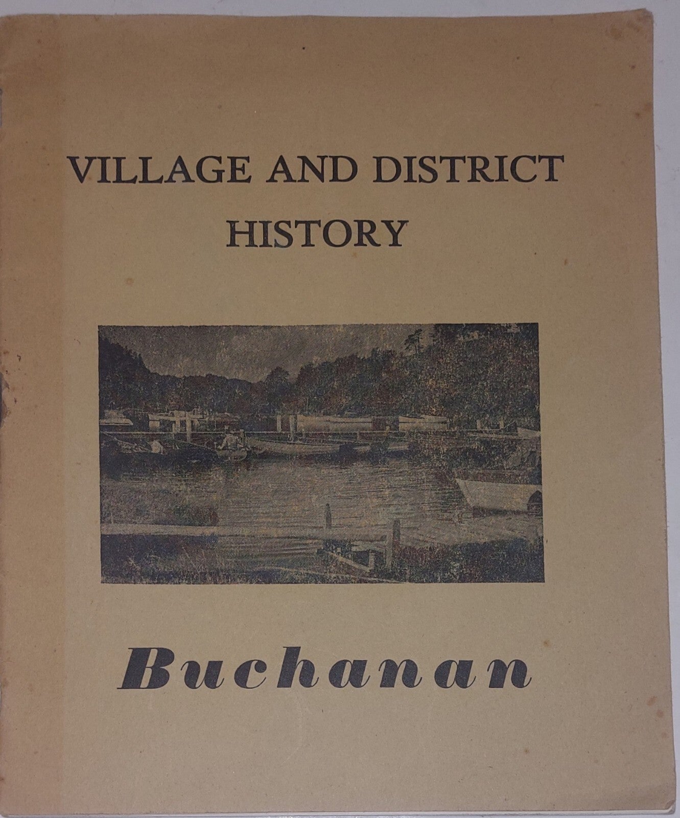 Village And District History, Buchanan, Oban Times Book0