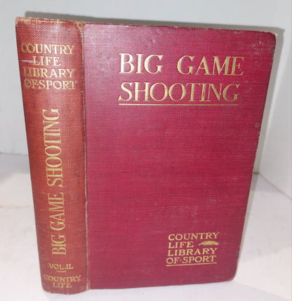Big Game Shooting. Horace G. Hutchison. Volume 2 Only 1905 1st Edition 0