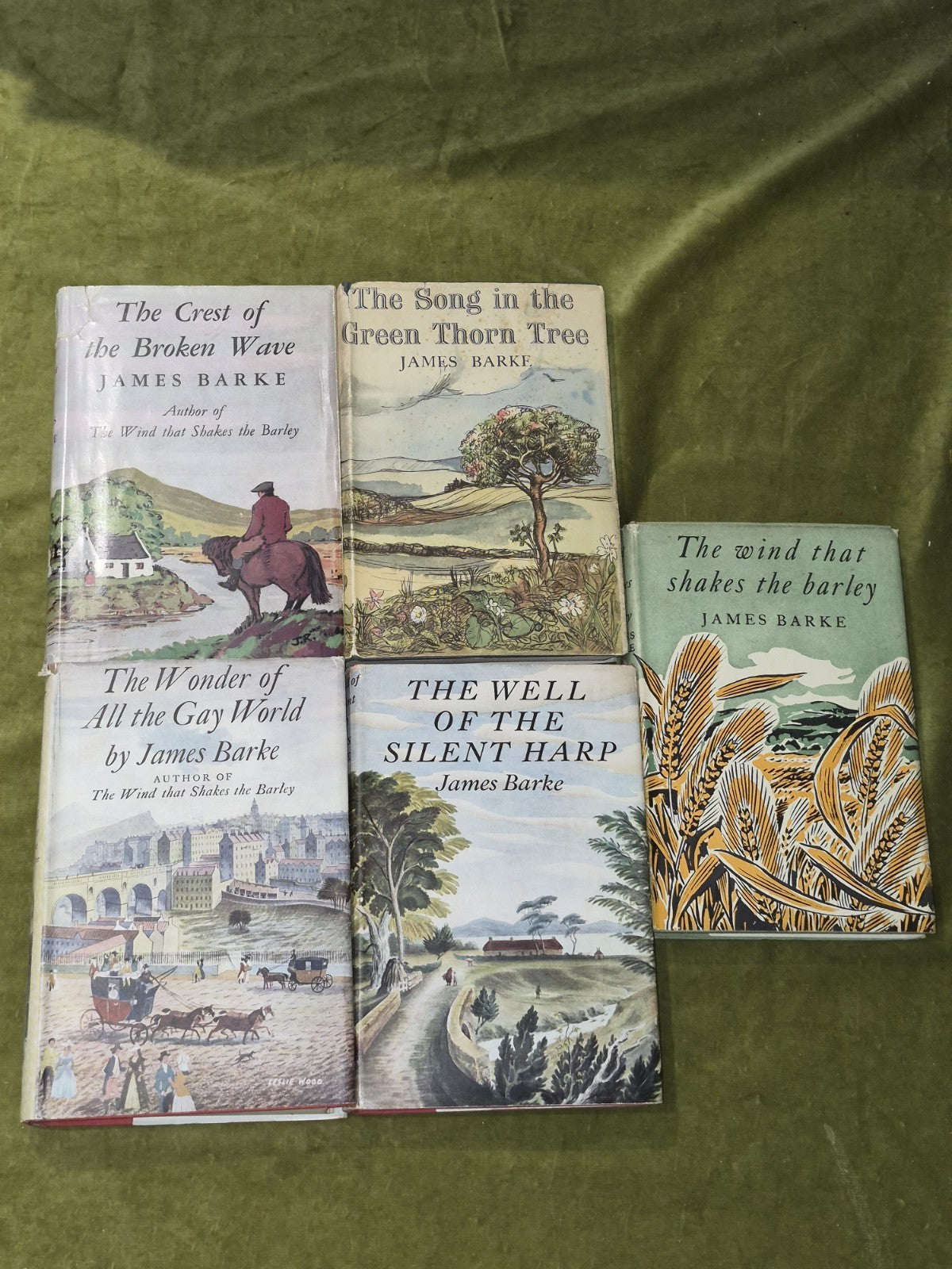 James Barke Robert Burns The Wind that Shakes the Barley First Editions Job Lot3