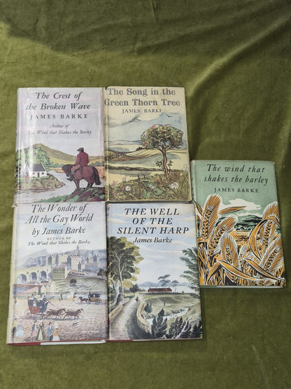James Barke Robert Burns The Wind that Shakes the Barley First Editions Job Lot3