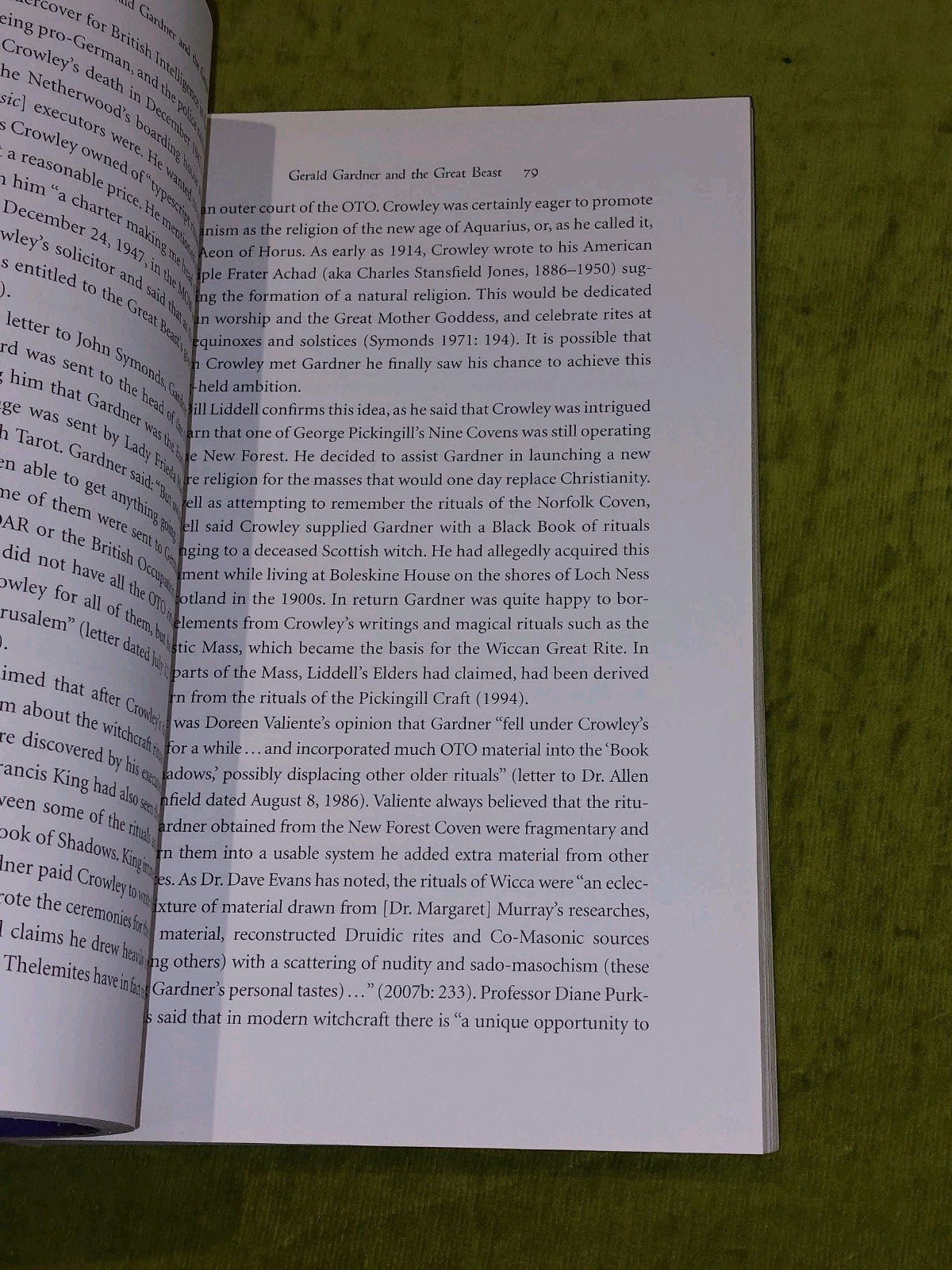Modern Wicca : A History From Gerald Gardner to the Present (2009) 1st Ed Pb2