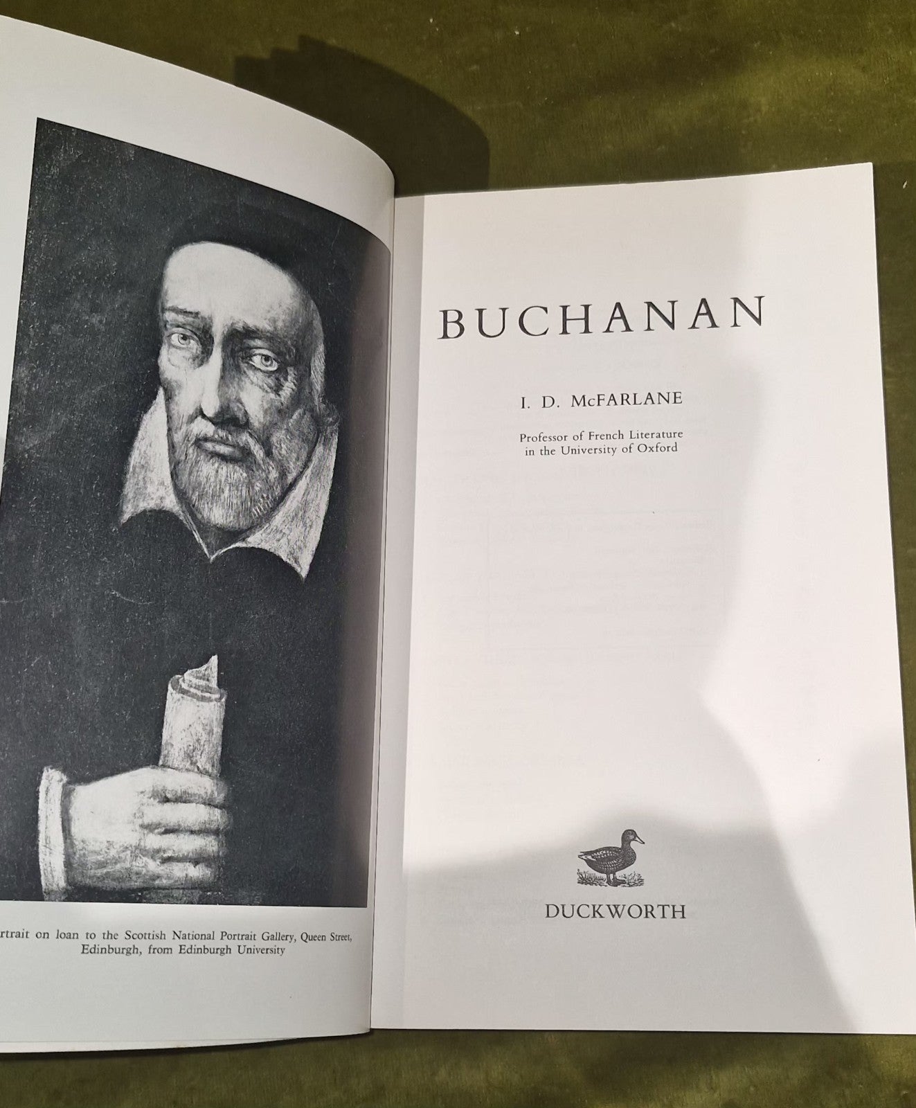 Buchanan by McFarlane, I. D. 1981 Paperback. Duckworth4