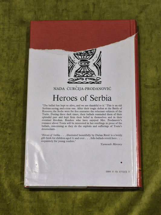 Teuta Queen Of Ilyria - Nada Curcija-Prodanovic (1973) [Oxford Uni Press] HB/DJ 1