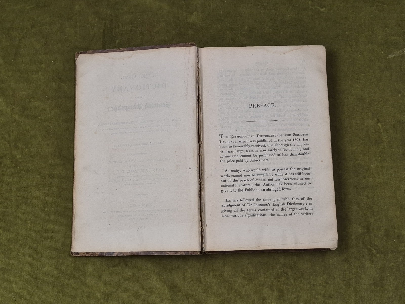 An Etymological Dictionary of the Scottish Language John Jamieson 1818 Constable5