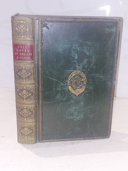 Half Hours of English History; Complete Edition Charles Knight 1853 Hb Leather 0