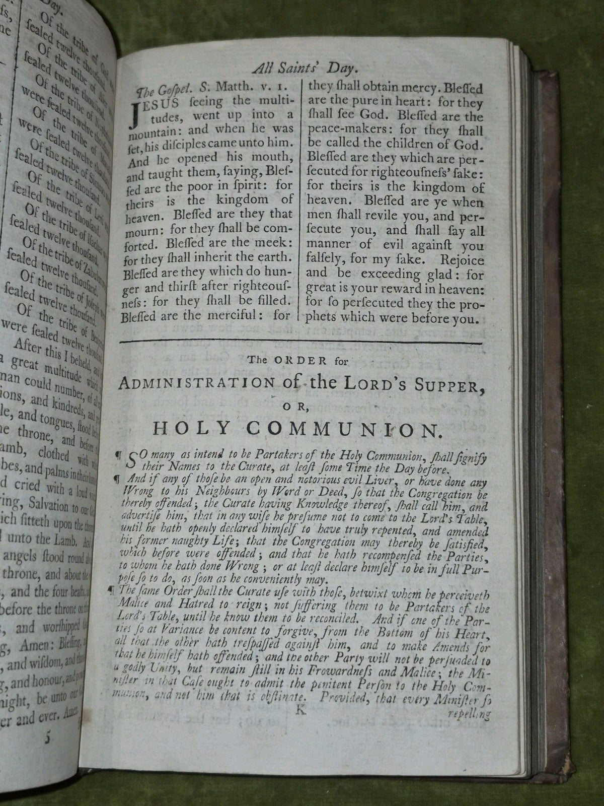 The Book of Common Prayer Sacraments Psalter Charles Eyre William Strahan 17739