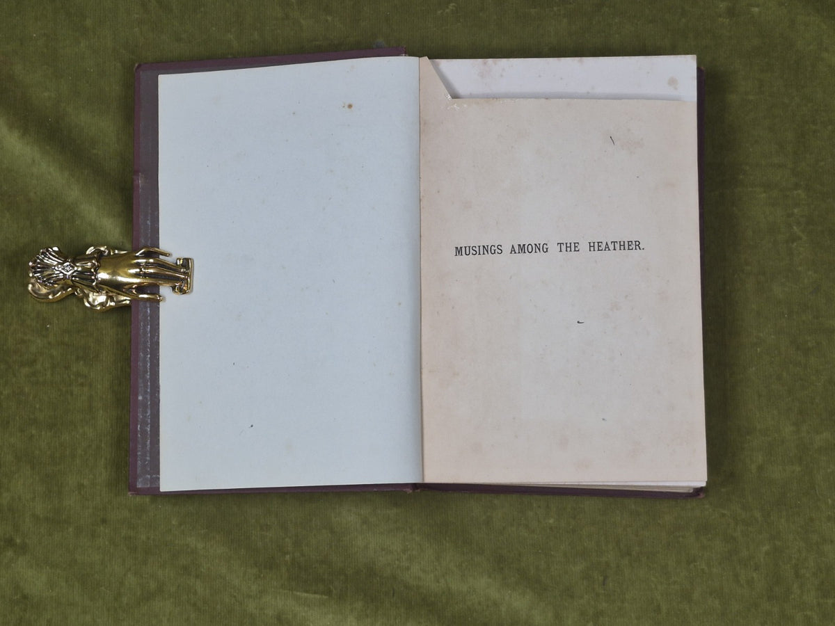Musings Among the Heather - David Thomson 1881 HB Scottish Poems4
