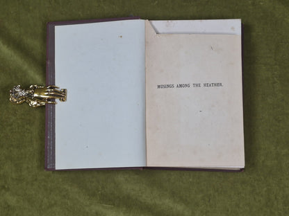 Musings Among the Heather - David Thomson 1881 HB Scottish Poems4