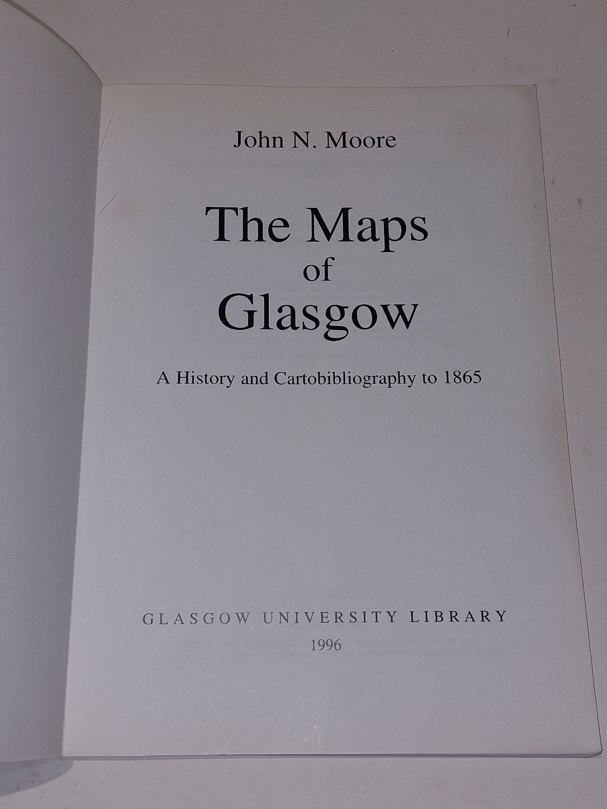 The Maps Of Glasgow John N Moore (1996)3