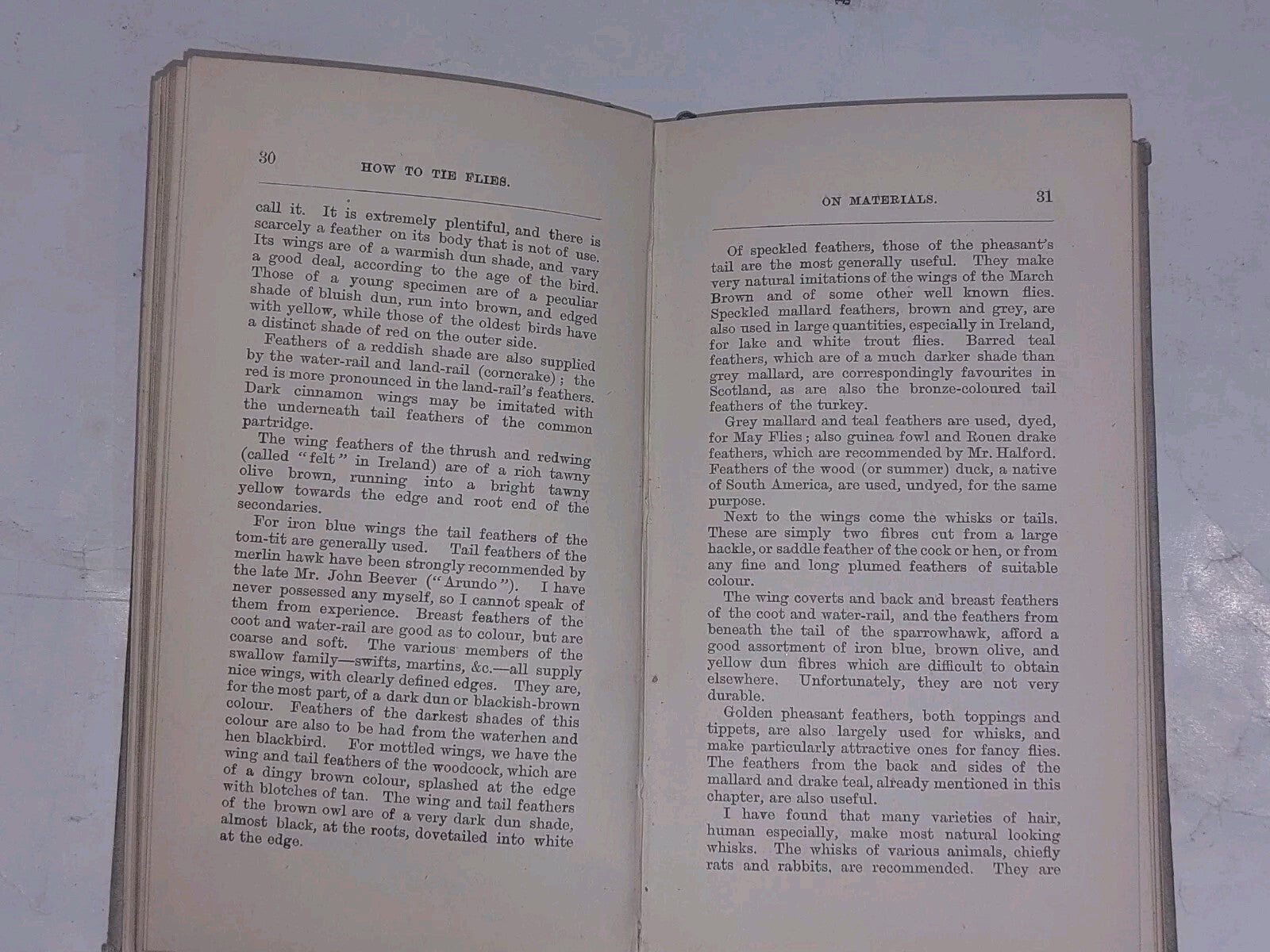 How To Tie Flies And Trout And Graying Fishing, H. G. McClelland (1899) Hb Book3