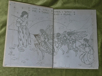 ELFIN SONG By Florence Harrison Undated Edn circa 1912 with 12 colour plates4
