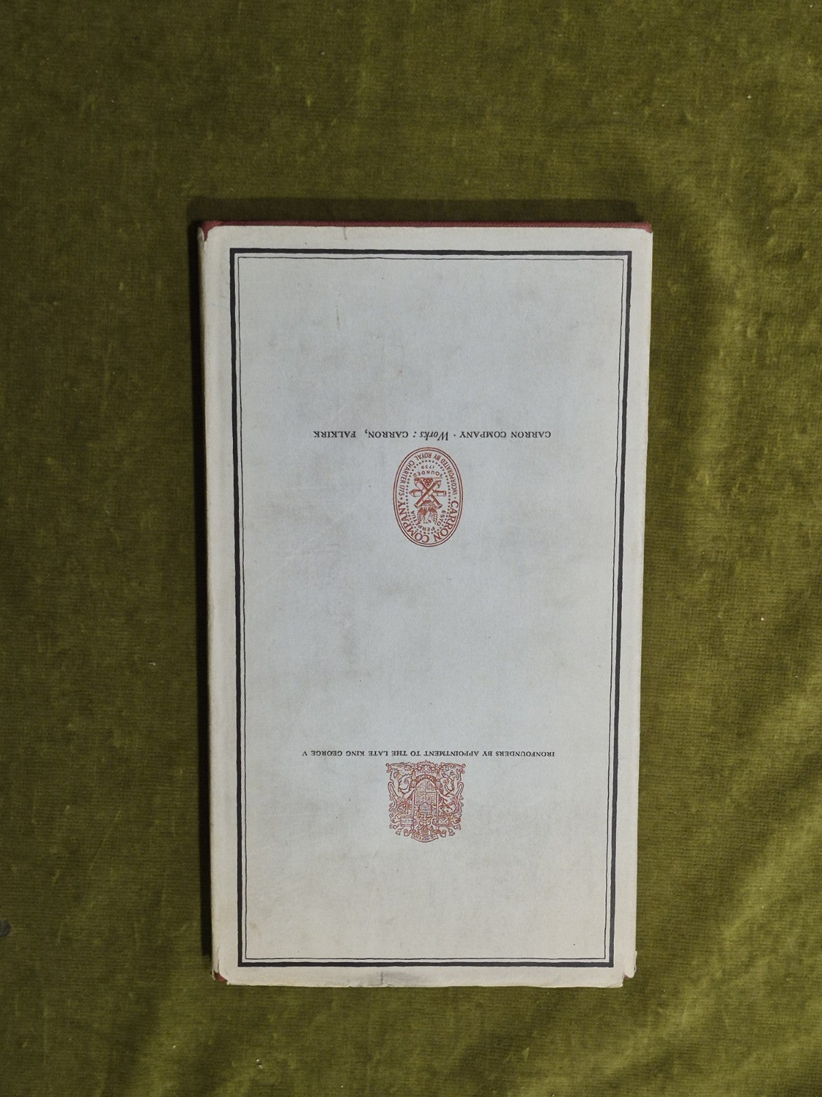 Carron Company 1759-1938 - London Press Exchange , Empire Exhibition 1st HB DJ1