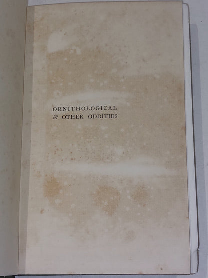 Ornithological and Other Oddities by Frank Finn 1st edition (1907) John Lane 4