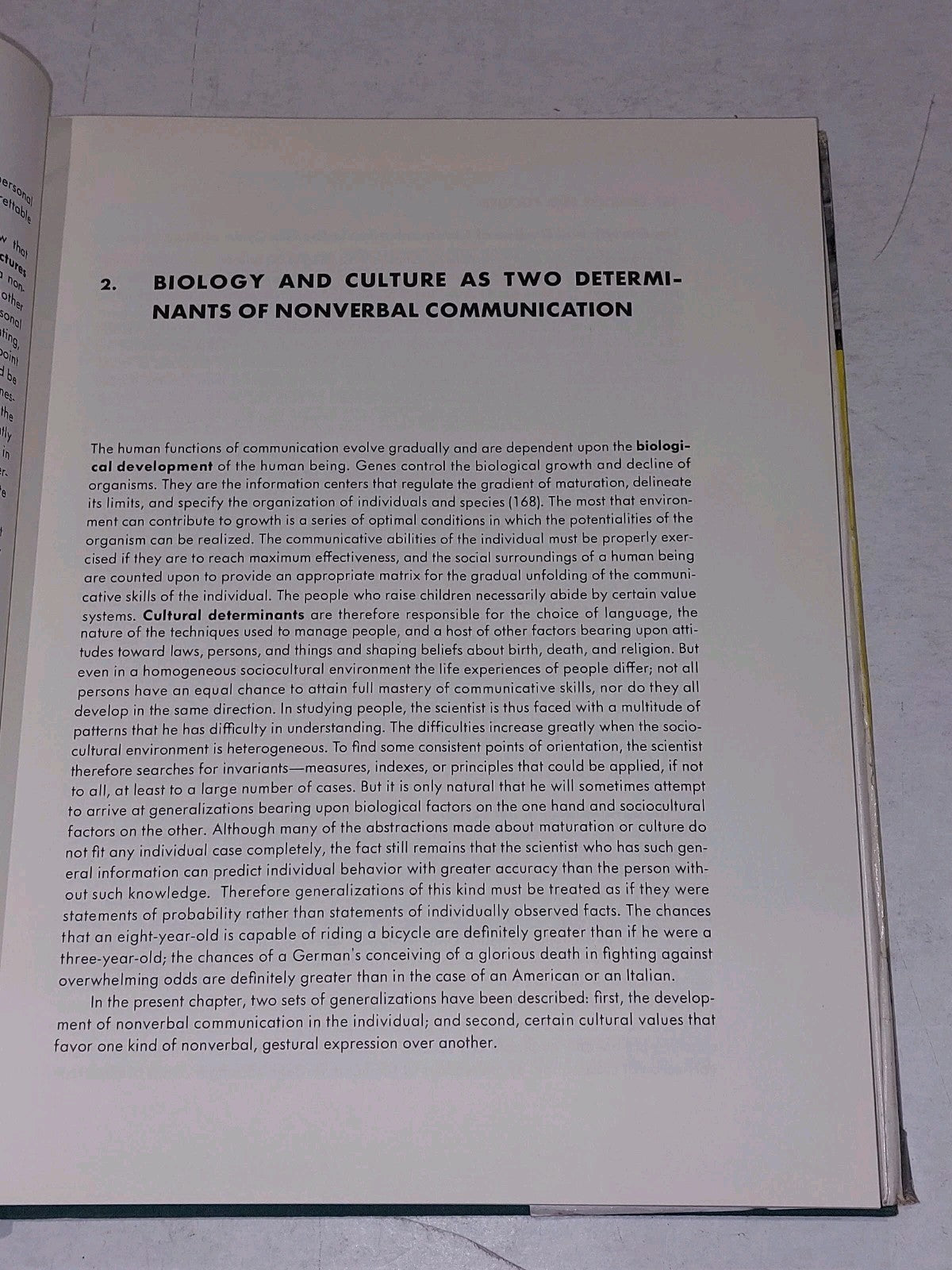 Nonverbal Communications - Ruesch & Kees - Hardback (1959) 3rd Printing Book6