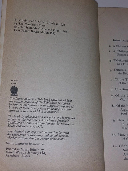 Aleister Crowley. Moonchild. Sphere Paperback (1972)5