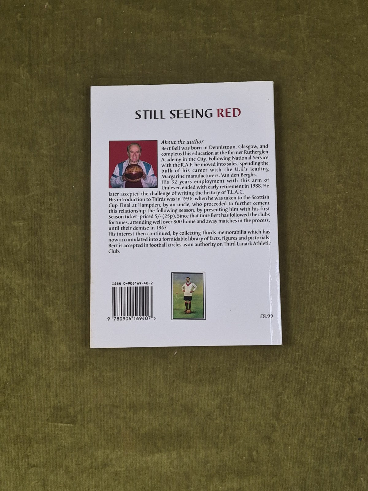 bert bell - still seeing red a history of third lanark a.c. paperback1