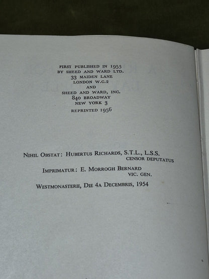 A Retreat For Lay People - Ronald Knox - Sheed and Ward - 1956 Hb3