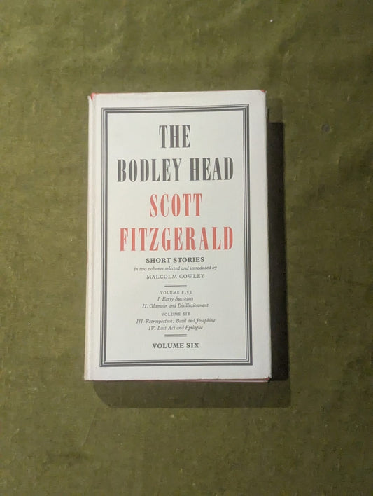 The Bodley Head Scott Fitzgerald VoL 6 : Short stories 1968 Reprint HB DJ0