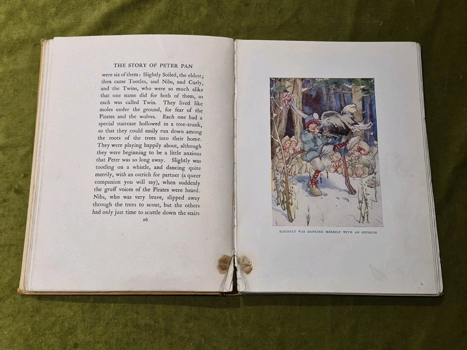 The Peter Pan Picture Book -1925 Vintage HC- Alice B Woodward & Daniel O'Connor12